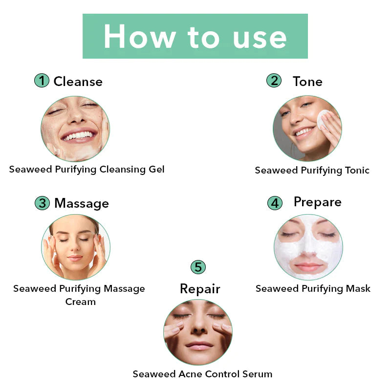 O3+ Seaweed Facial Kit for Brightening Skin (100g+15ml) facial Kits from O3+