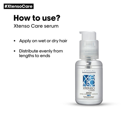 L'OREAL PROFESSIONNEL PARIS Xtenso Care Serum, 50ml For Straightened Hair hair serum from loreal pro paris