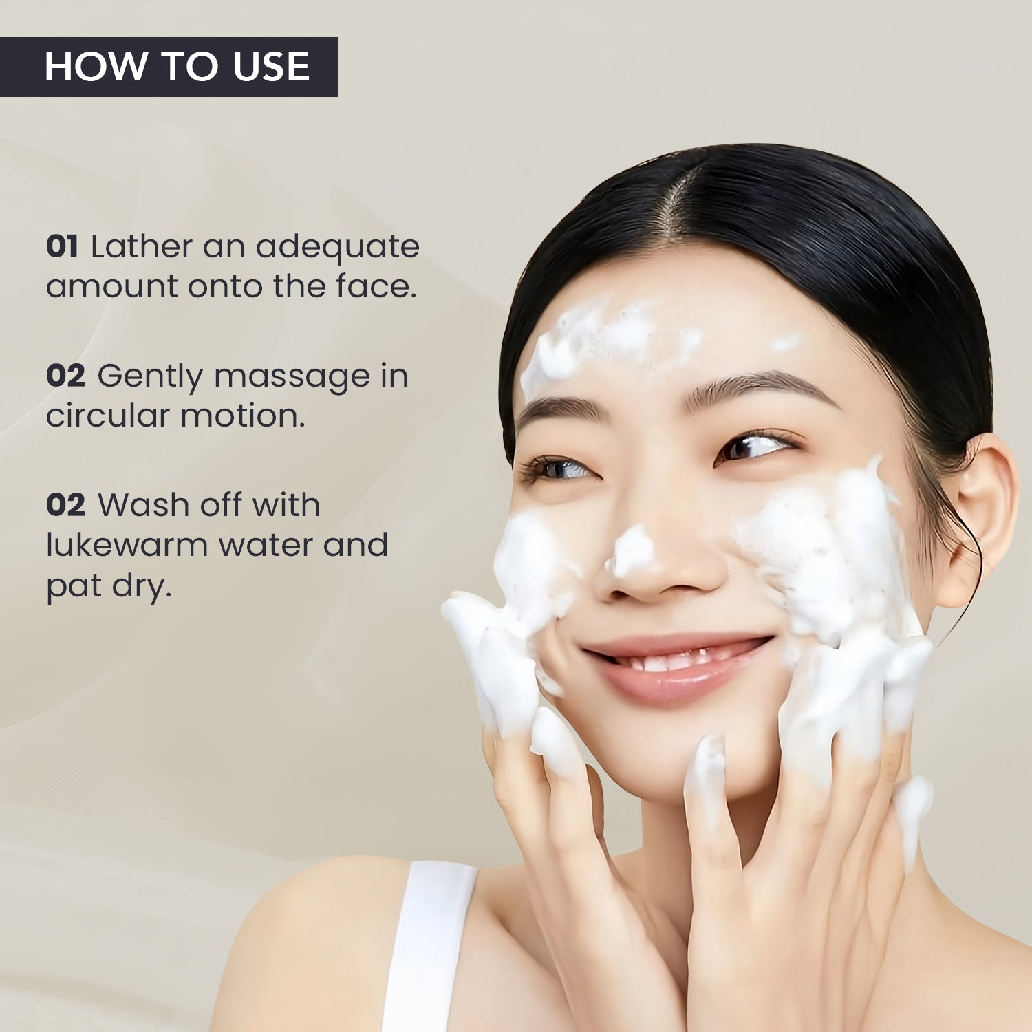 o3 + Mijoo Korea Rice Water Bright Foaming Cleanser 100ml For Korean Glass Skin