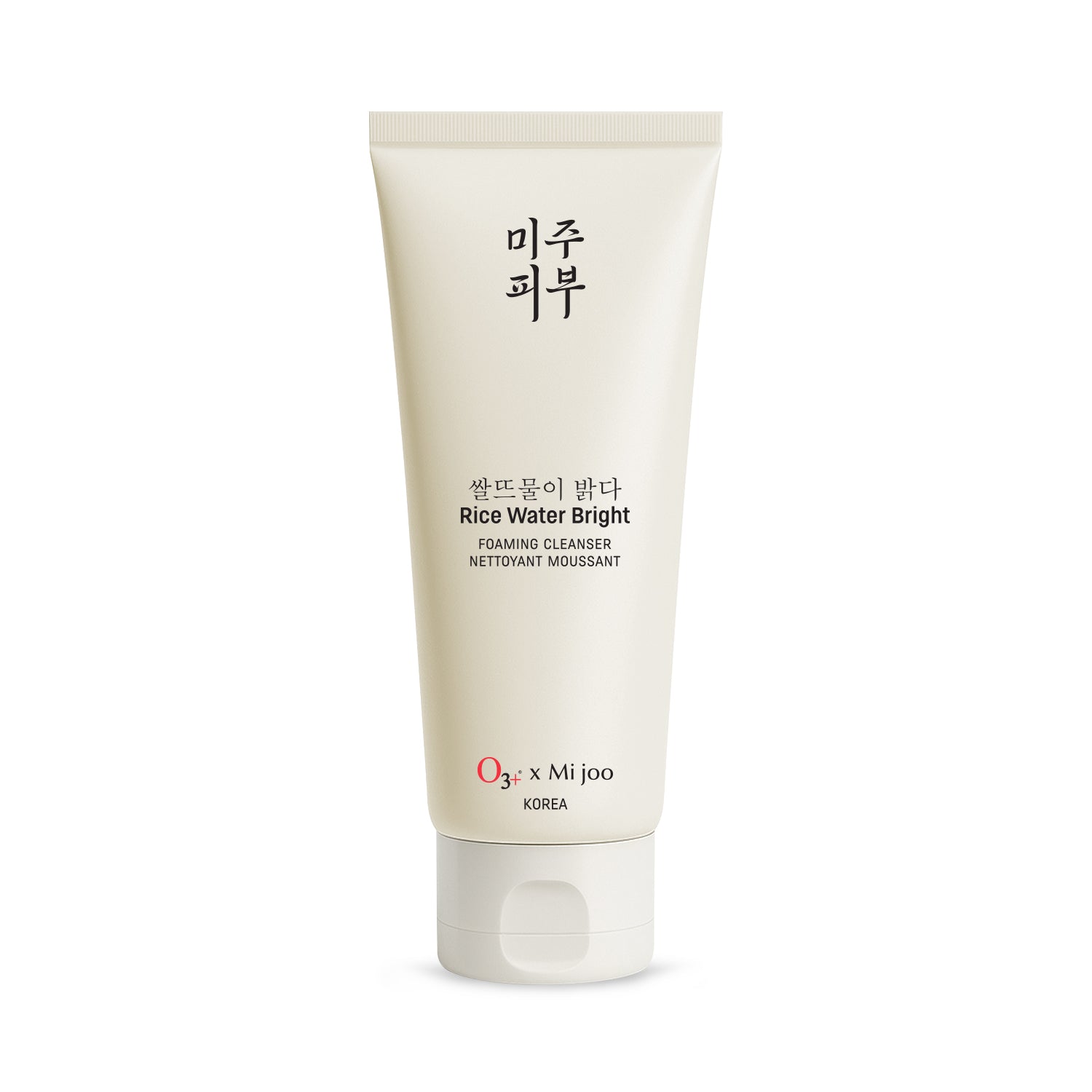 o3 + Mijoo Korea Rice Water Bright Foaming Cleanser 100ml For Korean Glass Skin