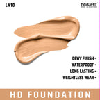 Insight Cosmetics Hd Foundation - LNP 15 face from insight
