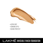 Lakme Invisible Finish SPF 8 Foundation - Shade 01 (25 ml)