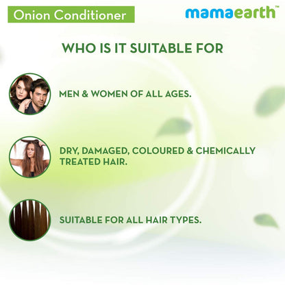 Mamaearth Onion Conditioner With Oil & Coconut For Hair Fall Control (250ml)