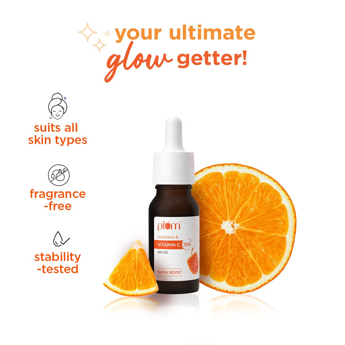 Plum 15% Mandarin & Vitamin C Serum Glow Boost(20ml)
