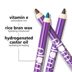 Plum Nature Studio All-Day-Wear Kohl Kajal - Black Brilliance + Free sharpner (1.2g)