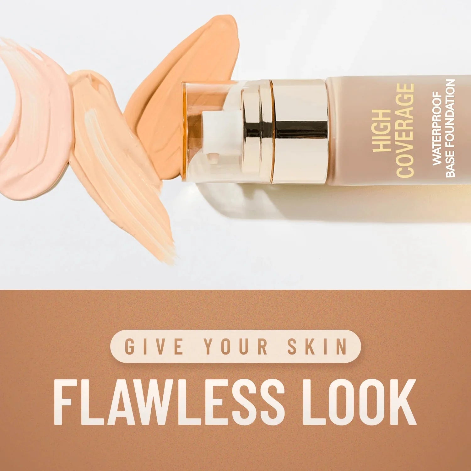 Swiss Beauty High Coverage Waterproof Base Foundation - 03 Natural Beige