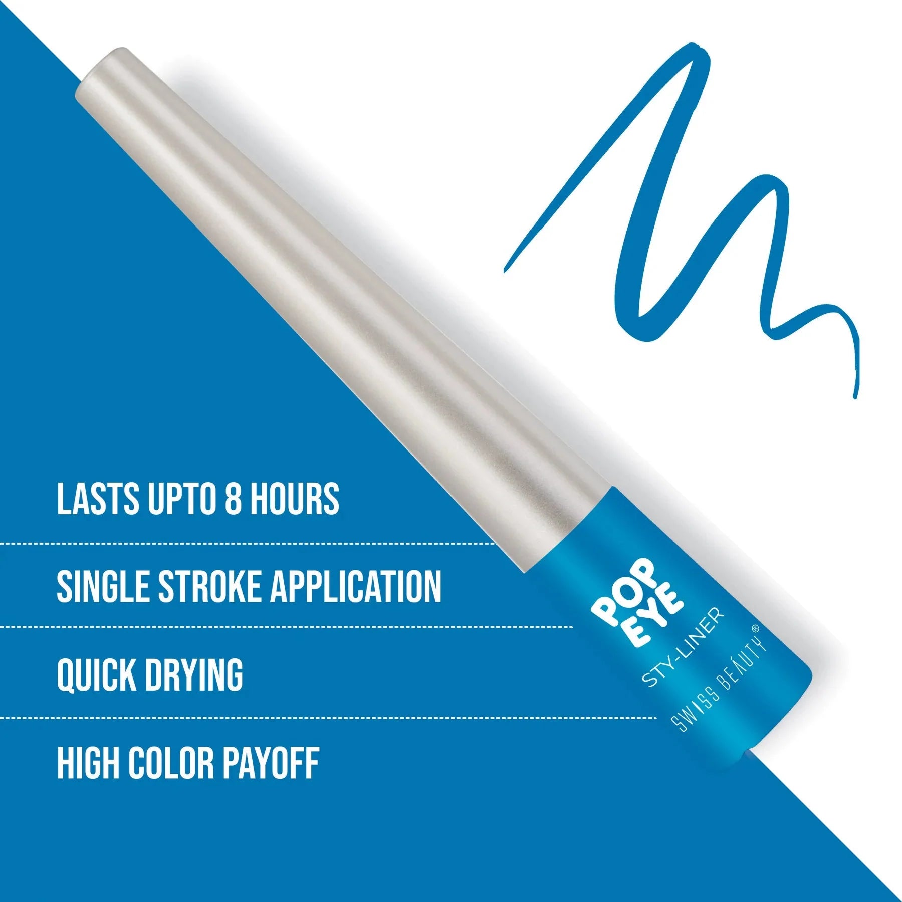 Swiss Beauty Pop Eye Sty-eyeliner - 04 Bluebird