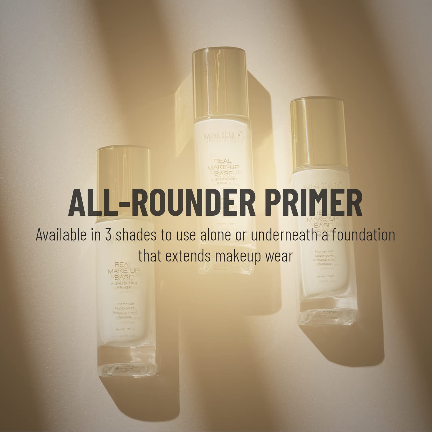 Swiss Beauty Real Make-up Base Highlighting Primer-01 Natural Tint